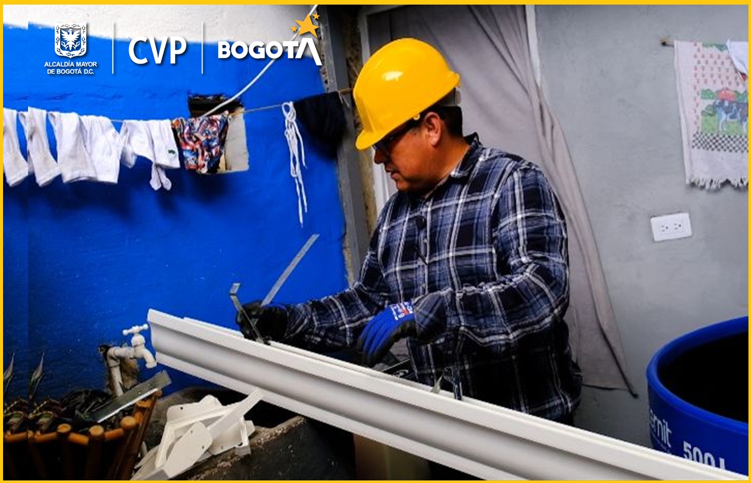 La Alcaldía de Bogotá empezó ambicioso programa de mejoramiento de vivienda con reúso de aguas lluvias
