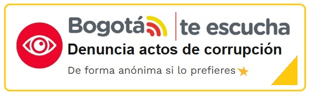 Denuncia de forma anónima: ¿Tienes una solicitud? Cuéntanos de qué trata tu solicitud... Botón Bogota te Escucha 2025