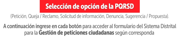Seccion Gestion de Peticiones Ciudadanas 2026