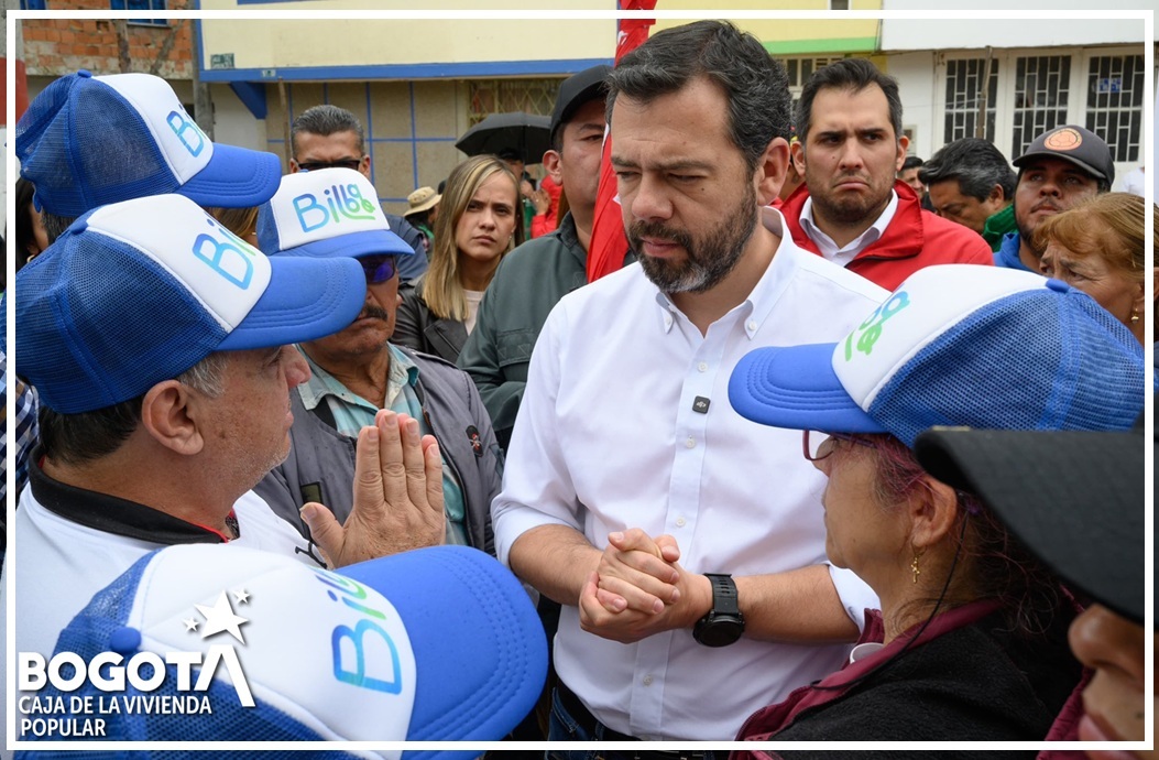 Alcalde Carlos Fernando Galán en Suba Bilbao inicio de obras 2025