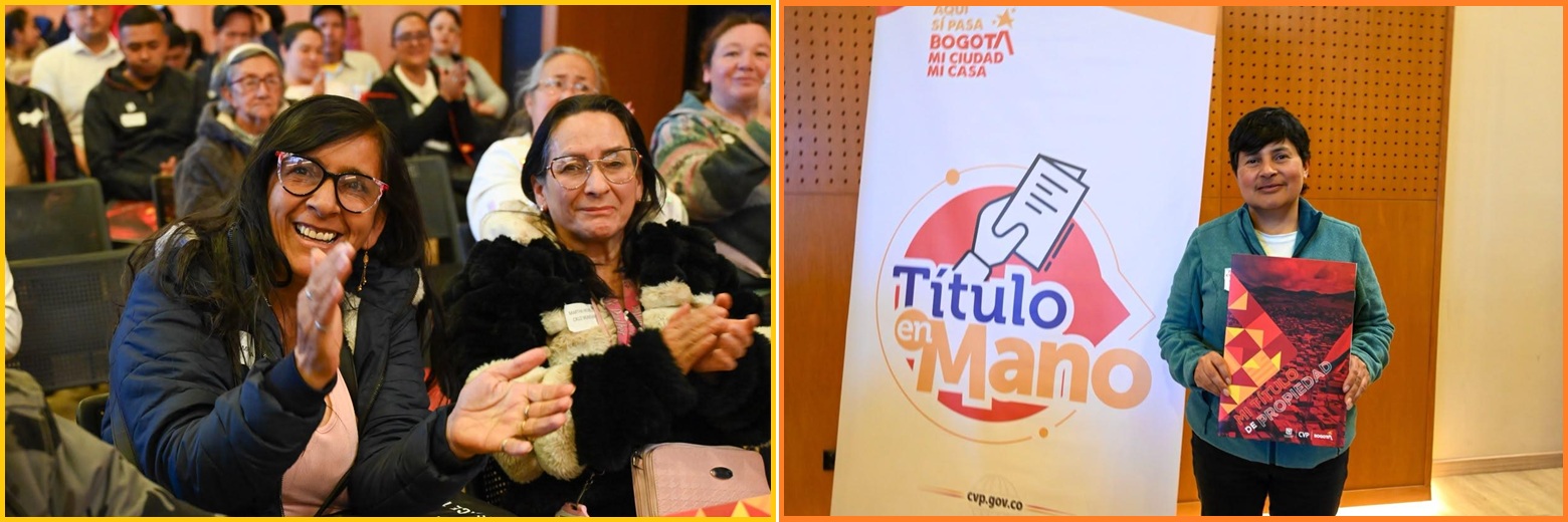 CVP entrega titulos de vivienda en Ciudad Bolívar 2026