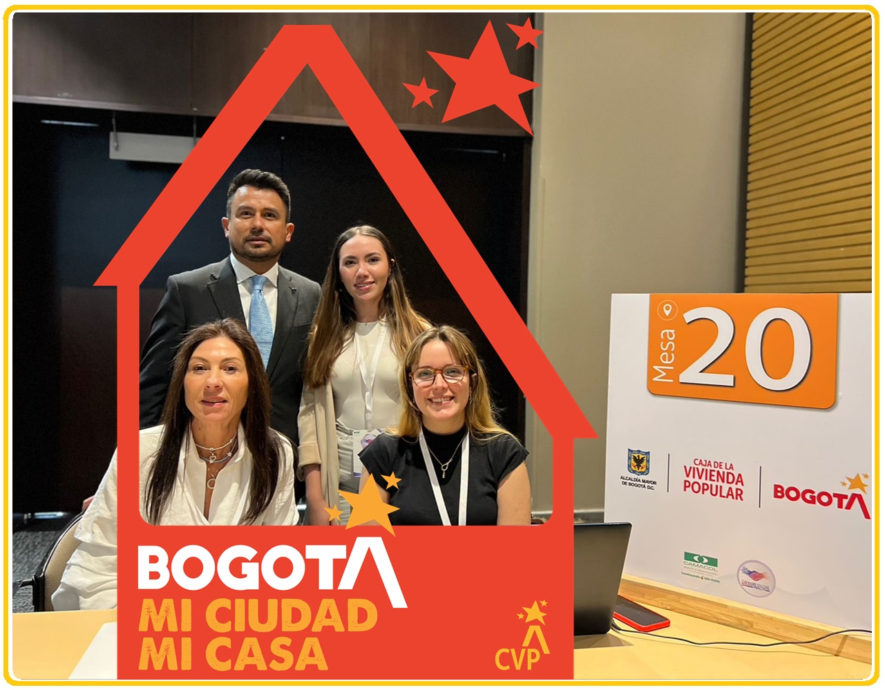 La Caja de la Vivienda Popular (CVP) participó en la rueda de negocios de Camacol, ‘Conociéndonos’, que se llevó a cabo en la Cámara de Comercio (sede Salitre). En esta oportunidad, la CVP identificó viviendas de interés prioritario (VIP) y social (VIS) disponibles en Bogotá.