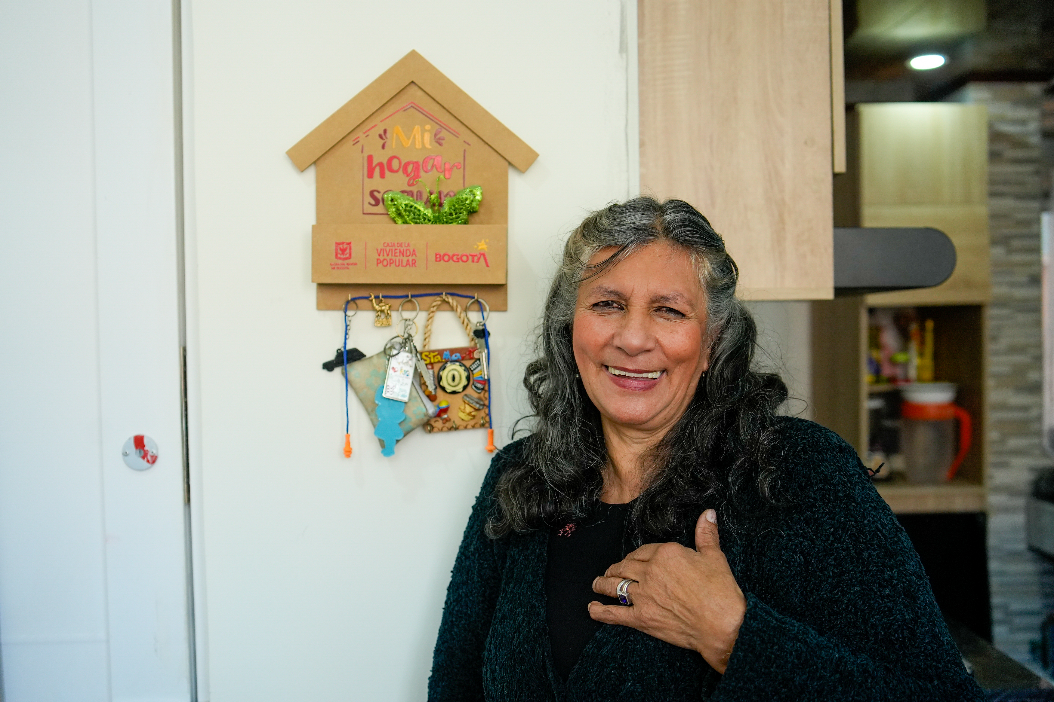 Doña Gloria Galindo es una mujer de 66 años madre cabeza de hogar