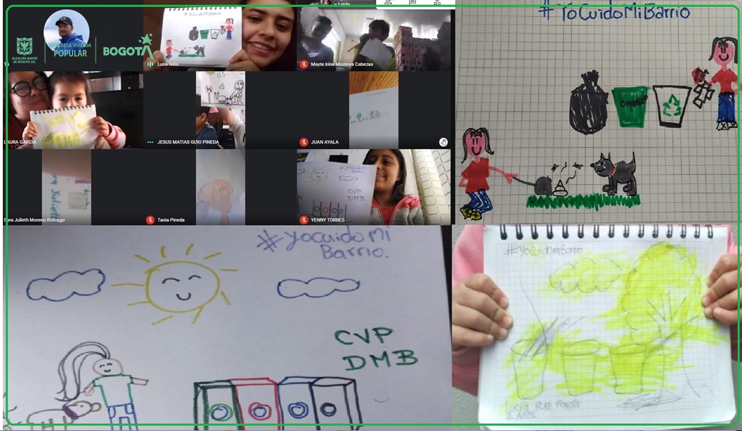 Encuentro virtual con los niños de San Martín de Loba