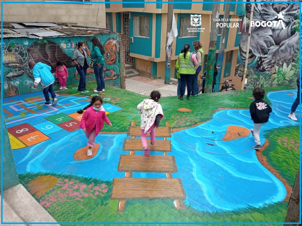 Entrega mural inspirado en los niños barrio Llanurita Usaquénjpg