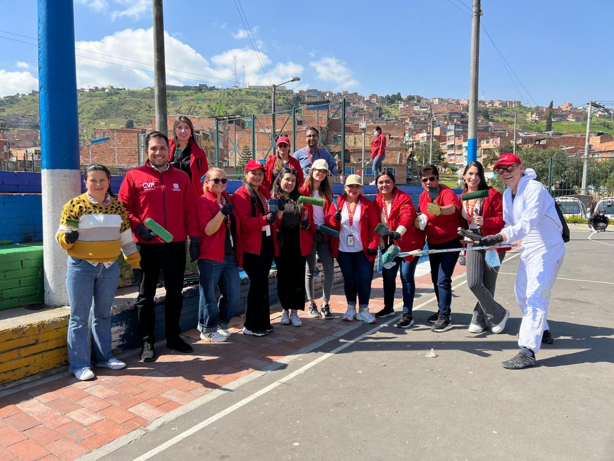 Equipo Social liderado por Juan Carlos Fernández director de la CVP