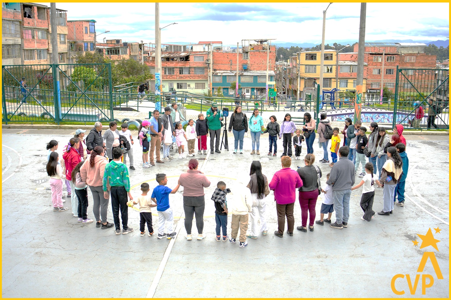 Guardianes del Parque María Cano 2025 panoramica cancha parque