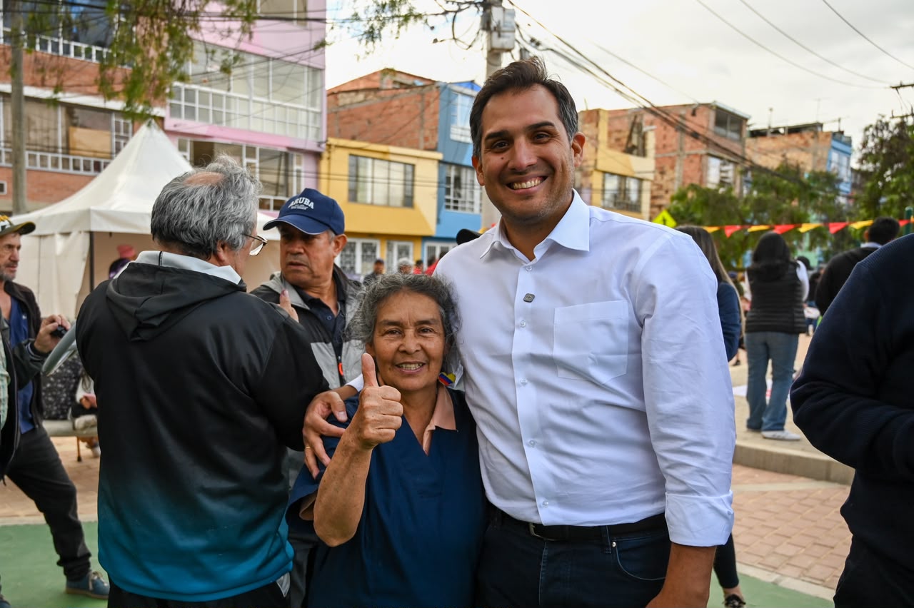 Juan Carlos Fernández director CVP en el Parque de La Virgen en Suba