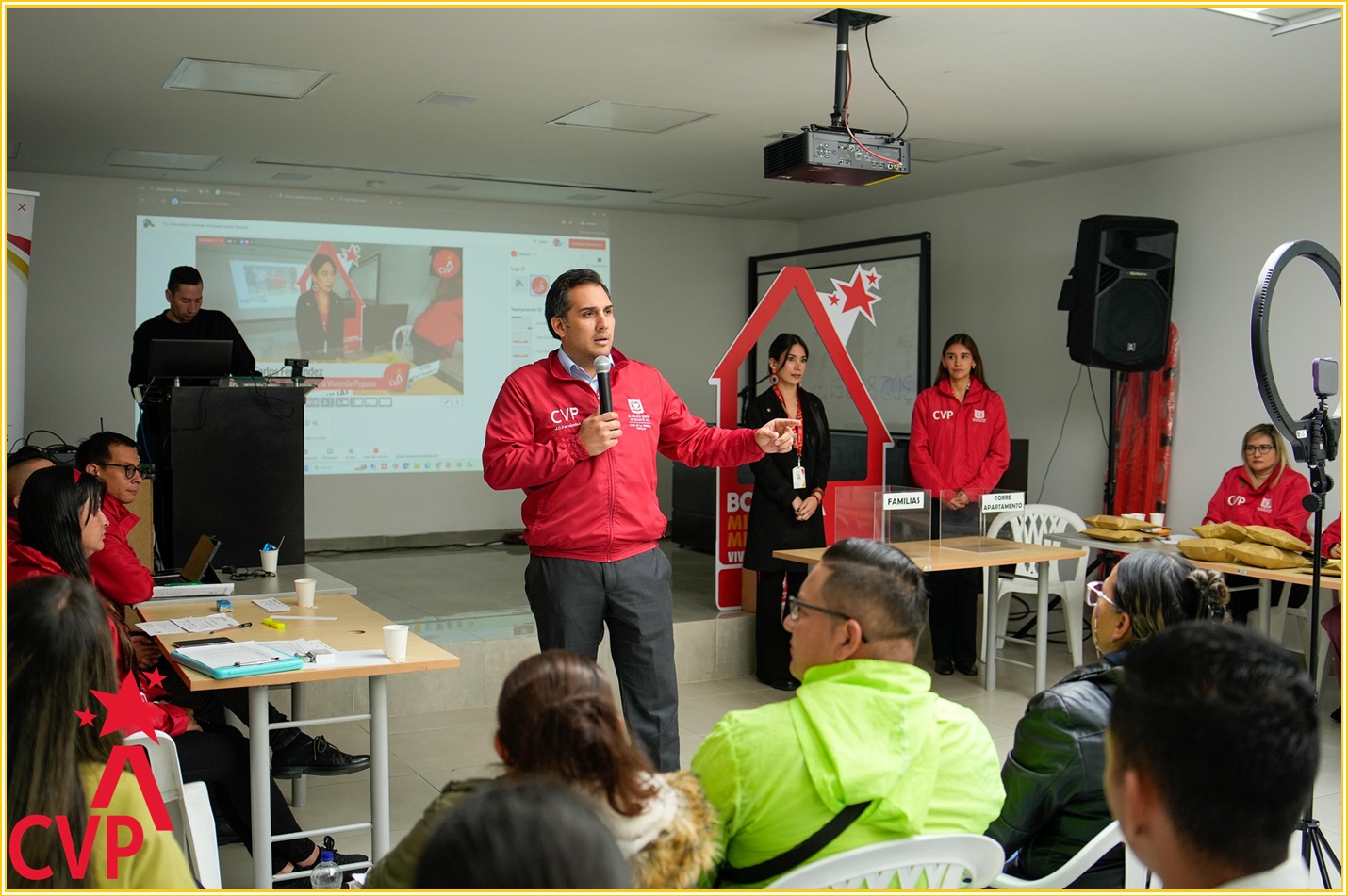 Sorteo número 12 del proyecto Arboleda Santa Teresita Director CVP Juan Carlos Fernández Andrade