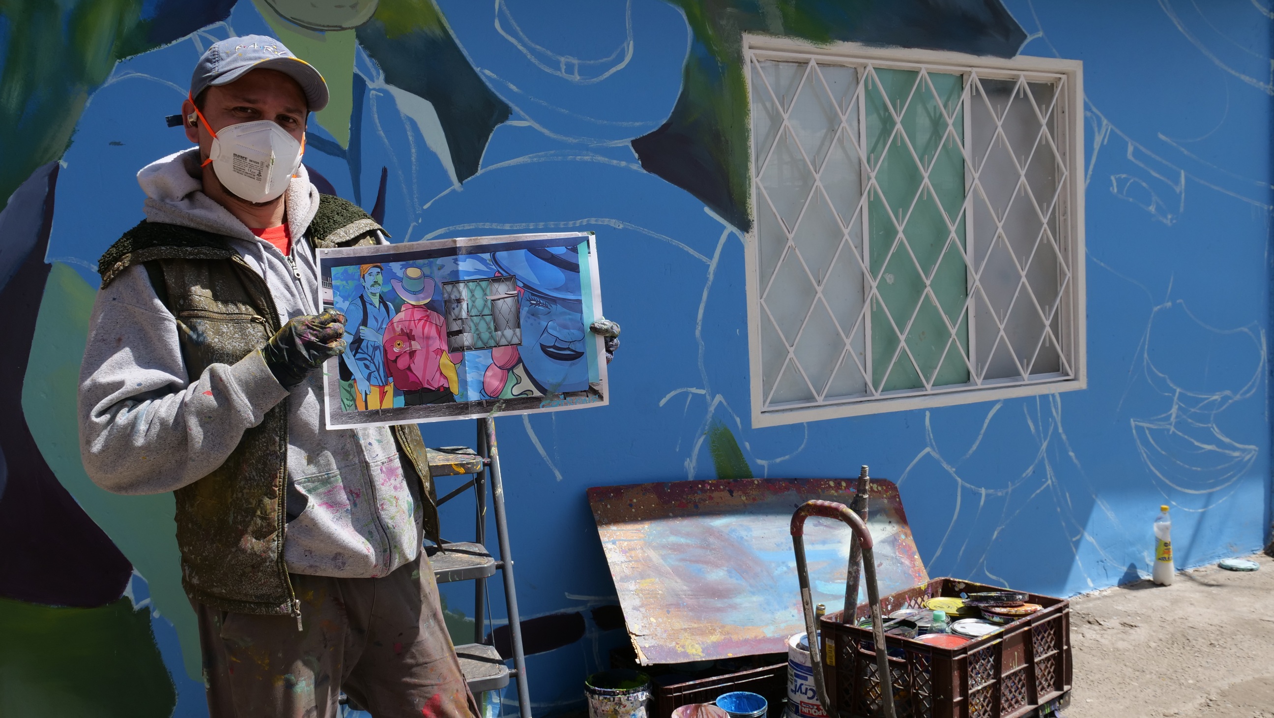 Transformamos viviendas a través del color, pero también realizamos muralismo con contenido cultural y comunitario